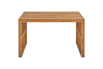 Trädgårdsbord Beliani Bellano 120x70x70 cm Light wood - Hagemøbler - Hagebord - Spisebord ute