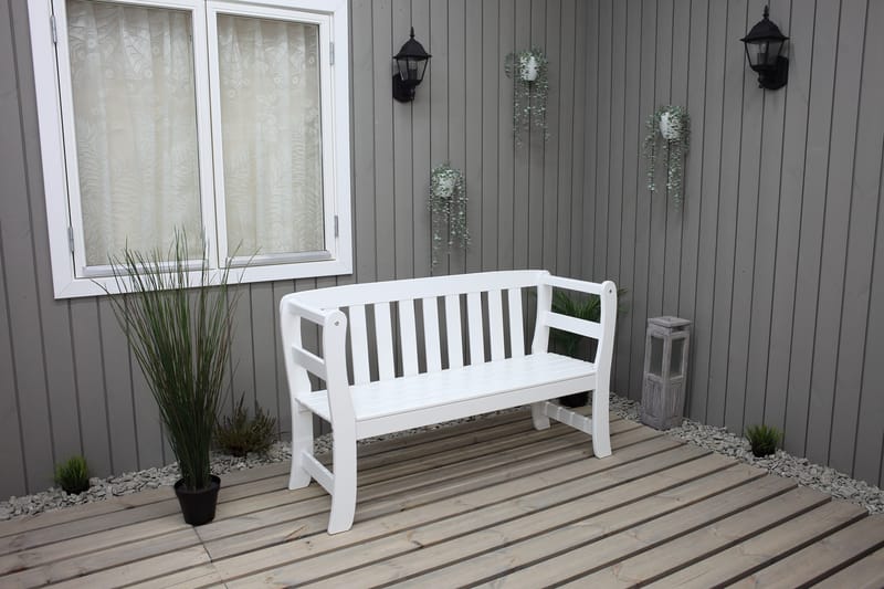 Rosenberg Sofa - Hvit - Hagemøbler - Utesofa - Benker