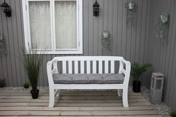 Rosenberg Sofa - Hvit - Hagemøbler - Utesofa - Benker