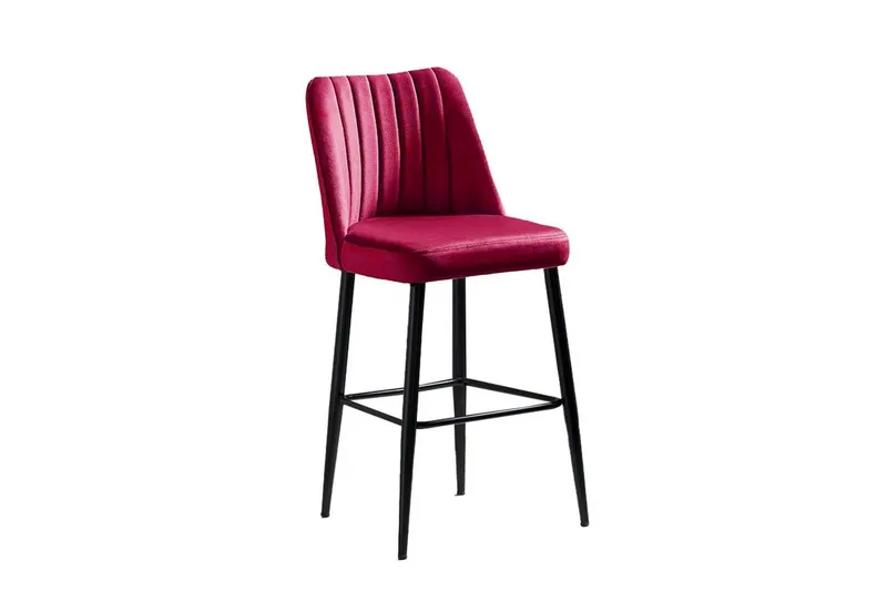 Huddy Barstol Utomhus 99 cm, Rød/Sort