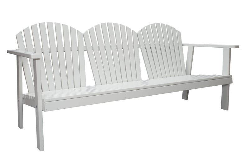 Rolston Loungesett - Hvit - Hagemøbler - Loungemøbler - Loungesett