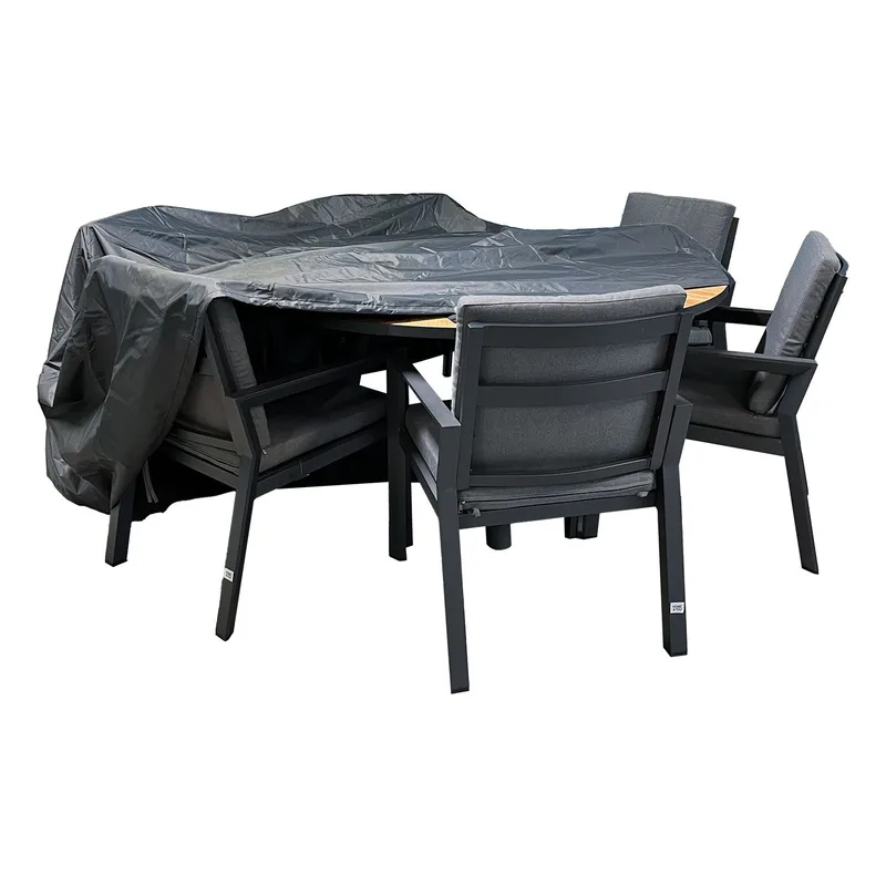 Møbeltrekk HOME4YOU Værbestandig 240x90 cm - Grå - Hagemøbler - Puteoppbevaring & møbelbeskyttelse - Overtrekk hagemøbler