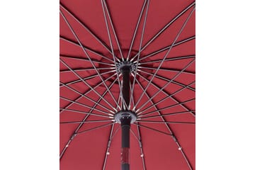 Faenza Parasol 255 cm - Rød Svart - Hagemøbler - Solbeskyttelse - Parasoller - Balkongparasoll