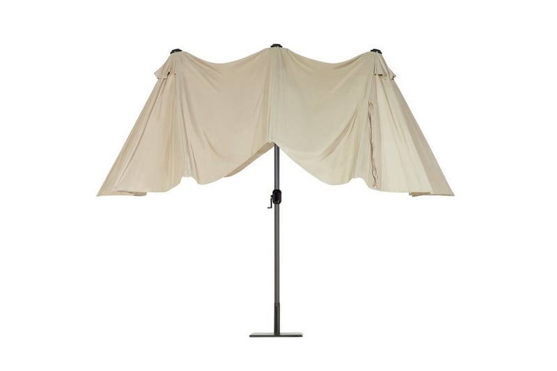 Leppin Parasoll - Beige - Hagemøbler - Solbeskyttelse - Parasoller - Balkongparasoll
