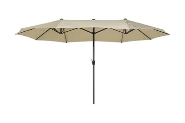 Leppin Parasoll - Beige - Hagemøbler - Solbeskyttelse - Parasoller - Balkongparasoll