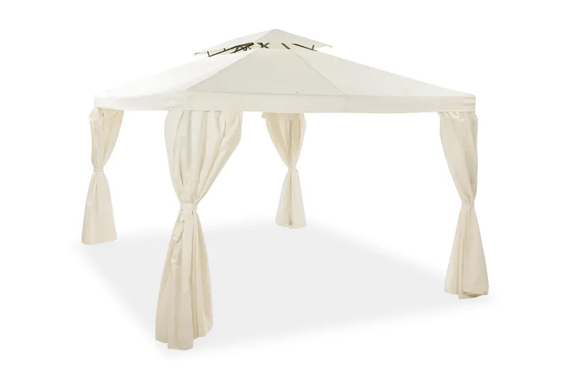 Bermuda Vegger til Paviljong 3x4 m, Offwhite