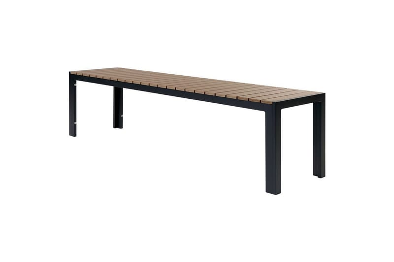 Matsalsset Beliani Nardo Ljus trä/svart Light wood||Black - Hagemøbler - Hagegruppe - Spisegrupper hage