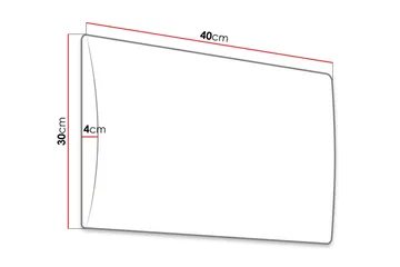 Lornel Stoppet Veggpanel 40x30 cm - Grå - Hus & oppussing - Bygg - Gulv, vegg & tak - Gulv & veggkledning - Veggplater