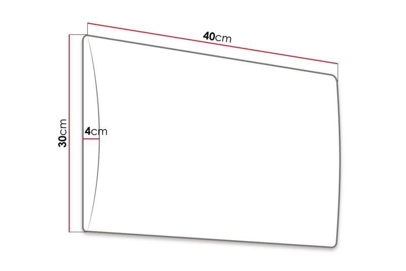 Lornel Stoppet Veggpanel 40x30 cm - Grå - Hus & oppussing - Bygg - Gulv, vegg & tak - Gulv & veggkledning - Veggplater
