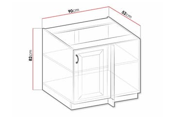 Templemore Kjøkkenskap 90 cm - Hus & oppussing - Kjøkken & bad - Kjøkken & vaskerom