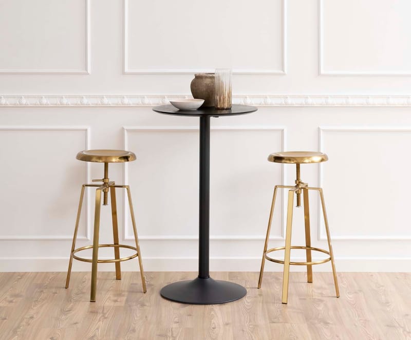 Barbord HOME4YOU Ibiza D60x105 cm svart ask - svart ask - Husholdning - Bar & vin - Barmøbler