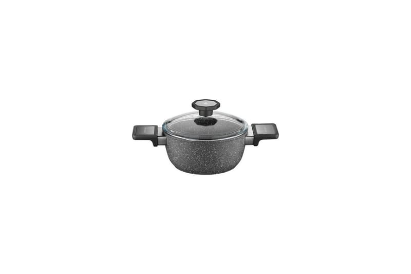 Pottesett (7 deler) Lenor 13 Svart - Svart - Husholdning - Matlaging & Baking - Gryter & kasseroller