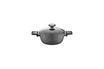 Pottesett (7 deler) Lenor 13 Svart - Svart - Husholdning - Matlaging & Baking - Gryter & kasseroller