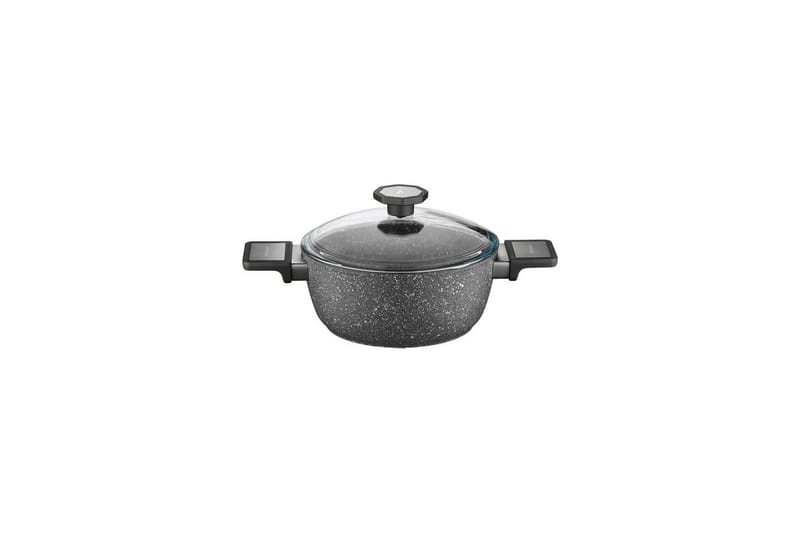 Pottesett (7 deler) Lenor 13 Svart - Svart - Husholdning - Matlaging & Baking - Gryter & kasseroller