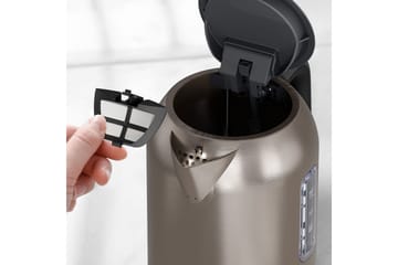 Vannkoker Black+Decker 2200W 1L Børstet stål - Sølv - Husholdning - Matlaging & Baking - Kjøkkenutstyr