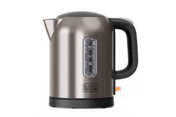 Vannkoker Black+Decker 2200W 1L Børstet stål - Sølv - Husholdning - Matlaging & Baking - Kjøkkenutstyr