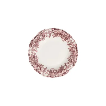 Middagsservise (24 deler) Opviq Antigue Fulya 24 (32 x 36 x 41 cm) Hvit Mørk bordeaux - Hvit og mørk burgunder - Husholdning - Servering & borddekking - Tallerkener