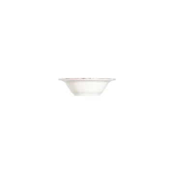 Middagsservise (24 deler) Opviq Antigue Fulya 24 (32 x 36 x 41 cm) Hvit Mørk bordeaux - Hvit og mørk burgunder - Husholdning - Servering & borddekking - Tallerkener