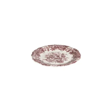 Middagsservise (24 deler) Opviq Antigue Fulya 24 (32 x 36 x 41 cm) Hvit Mørk bordeaux - Hvit og mørk burgunder - Husholdning - Servering & borddekking - Tallerkener