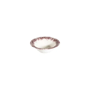 Middagsservise (24 deler) Opviq Antigue Fulya 24 (32 x 36 x 41 cm) Hvit Mørk bordeaux - Hvit og mørk burgunder - Husholdning - Servering & borddekking - Tallerkener