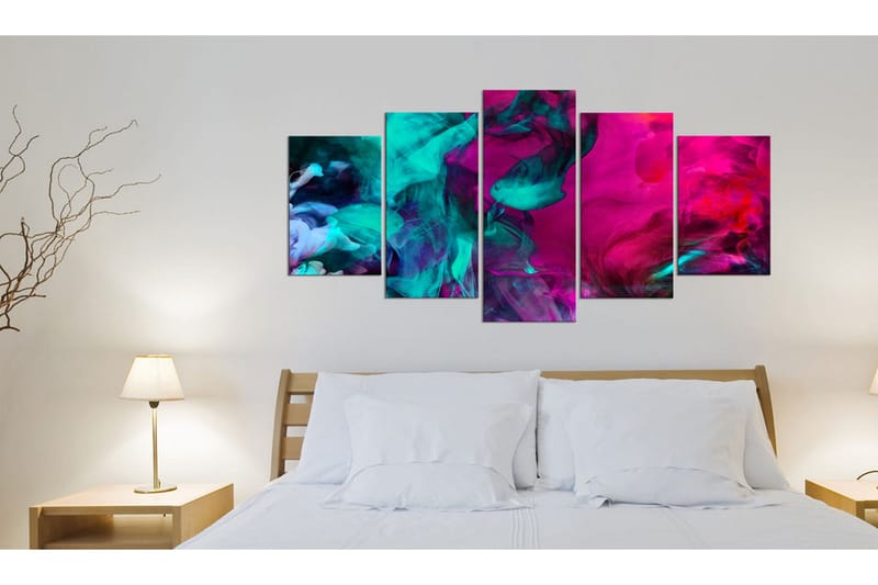 Bilde Dance Of Colors 200x100 - Artgeist sp. z o. o. - Innredning - Bilder & kunst - Lerretsbilder
