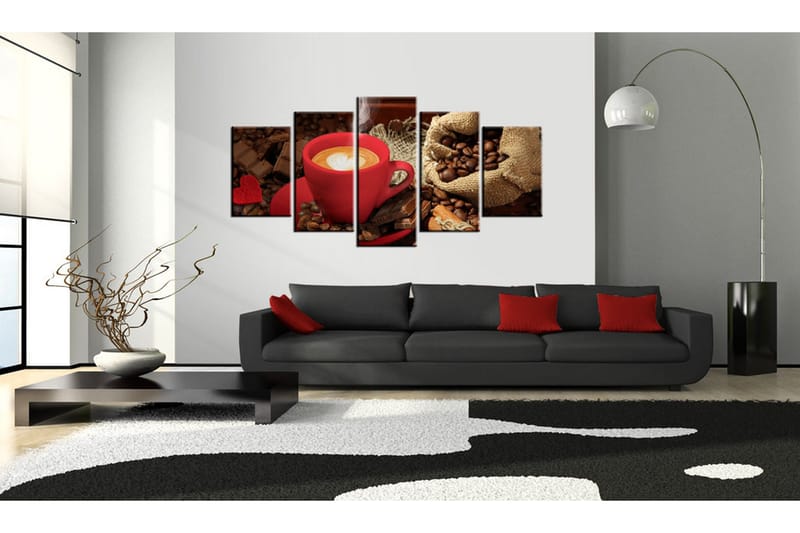 Bilde Love Espresso 100x50 - Artgeist sp. z o. o. - Innredning - Bilder & kunst - Lerretsbilder