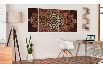 Bilde Mandala Flower Bouquet 200x80 - Artgeist sp. z o. o. - Innredning - Bilder & kunst - Lerretsbilder