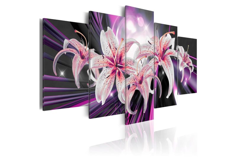 Bilde Violet Inspiration 200x100 - Artgeist sp. z o. o. - Innredning - Bilder & kunst - Lerretsbilder