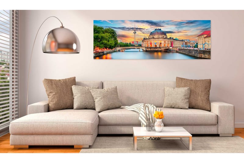 Tavla Berlin: Museum Island 150x50 VALUE_MISSING_1 - Innredning - Bilder & kunst - Lerretsbilder