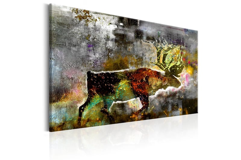 Tavla Emerald Caribou 60x40 VALUE_MISSING_1 - Innredning - Bilder & kunst - Lerretsbilder