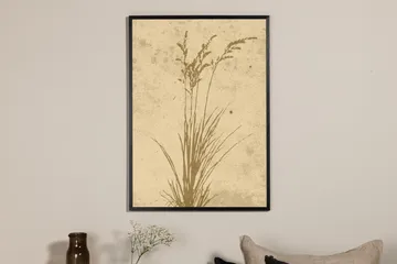 Poster Plant art 21x30 cm - Beige - Innredning - Bilder & kunst - Posters
