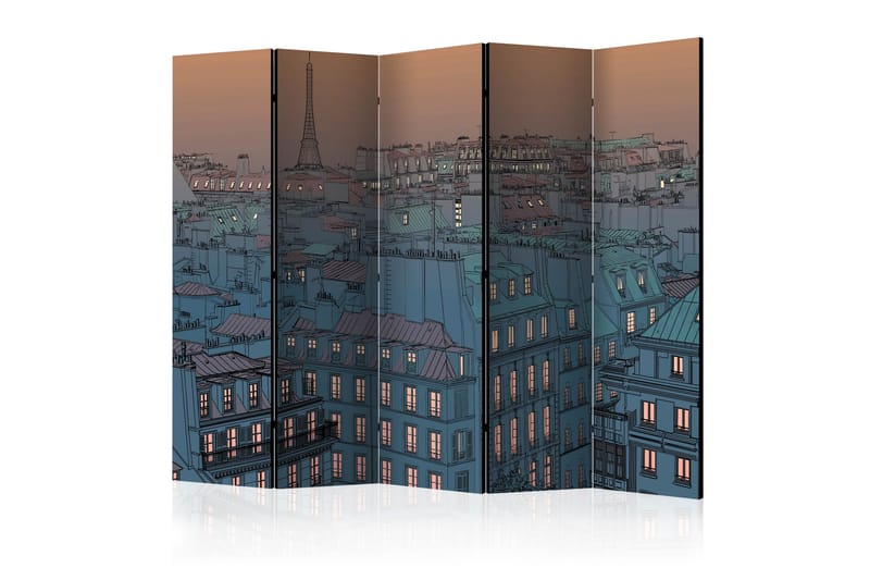 Romdeler - Good evening Paris! II 225x172 - Artgeist sp. z o. o. - Innredning - Romdelere - Bretteskjerm