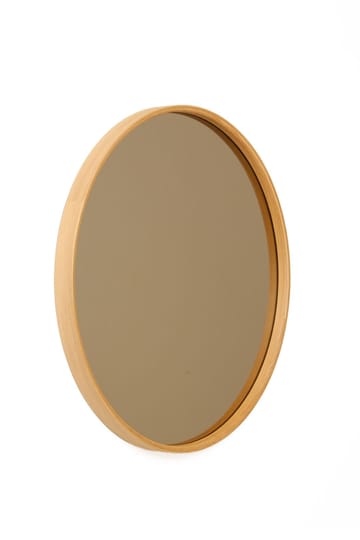 Dekorativt speil Wallxpert Circle (90 x 90 x 4 cm) Eik - Eik - Innredning - Speil - Veggspeil