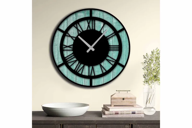Decorative MDF Clock 50x - Innredning - Veggdekorasjon - Veggklokke
