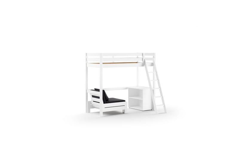 Høyseng med kommode og sovesofa Pino