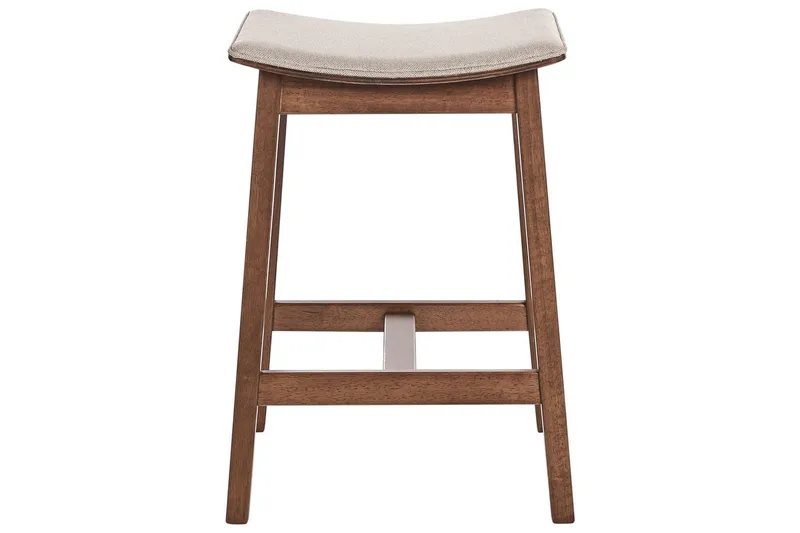 Barstol Dixon set om 2 Beige - Møbler - Stoler & lenestoler - Barstoler