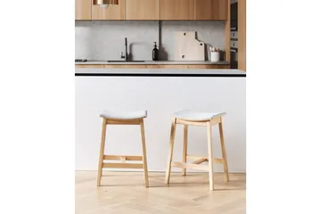 Barstol Dixon set om 2 Light grey - Møbler - Stoler & lenestoler - Barstoler