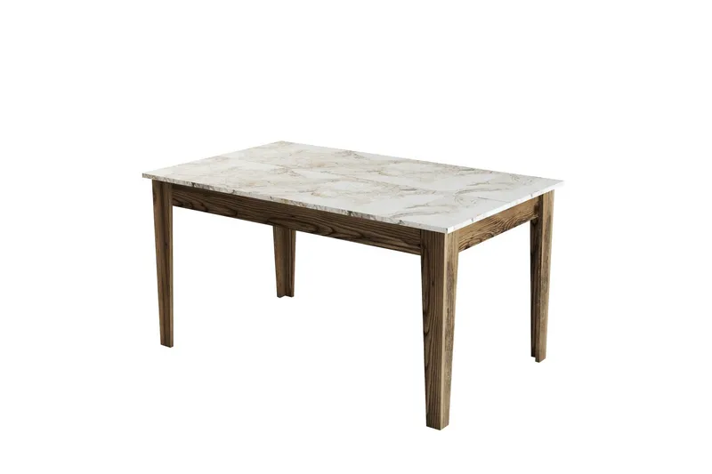 Lissione Spisebord 145x88 cm Brun/Hvit, Hanah Home