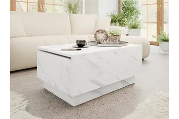 Adrianah Sofabord 90 cm - Hvit - Møbler - Bord - Sofabord