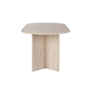 Dano Spisebord Oval 200 cm - Taupe - Møbler - Bord - Spisebord & kjøkkenbord