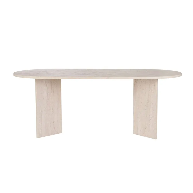 Dano Spisebord Oval 200 cm - Taupe - Møbler - Bord - Spisebord & kjøkkenbord