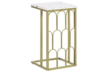Fuller Sofabord 30 cm - Hvit/Gull - Møbler - Bord - Sofabord