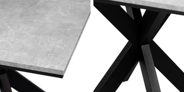 Fynrel Spisebord 90 cm Kvadratisk - Svart - Møbler - Bord - Spisebord & kjøkkenbord