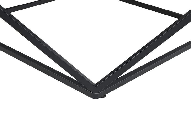 Charmlee Avlastningsbord 50 cm - Hvit / Svart - Møbler - Bord - Avlastningsbord - Brettbord og småbord