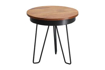 Sidobord & lampbord Wohnling Brun, Svart - Møbler - Bord - Avlastningsbord - Brettbord og småbord