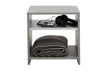 Weihert Avlastningsbord 39 cm - Hvit/Grå - Møbler - Bord - Avlastningsbord - Brettbord og småbord