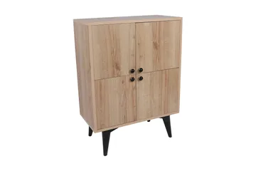 Harbiyes Side Avlastningsbord 70 cm - Natur / Svart - Møbler - Bord - Avlastningsbord - Lampebord & sidebord