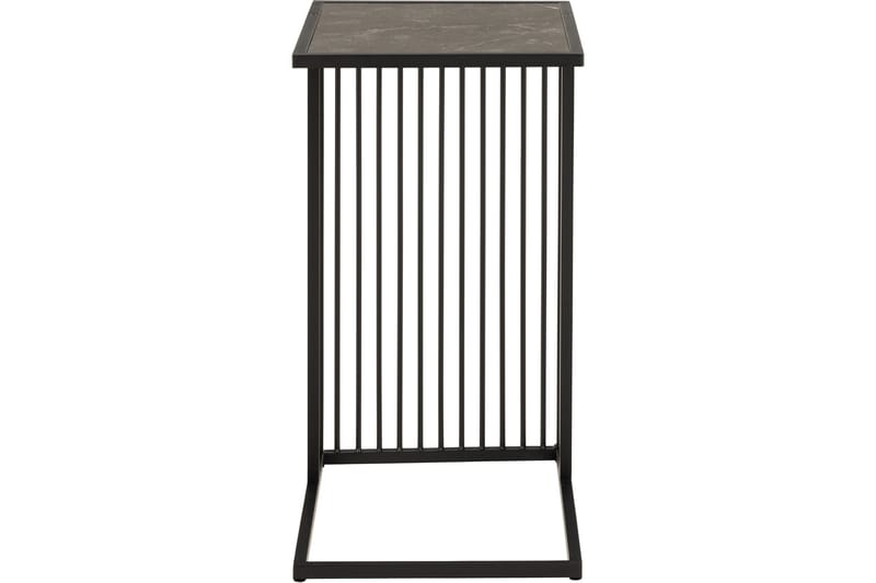 Saklani Sidebord 35x35 cm - Sort - Møbler - Bord - Avlastningsbord - Lampebord & sidebord