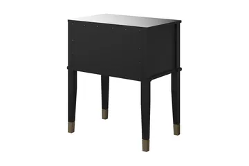 Westerleigh Avlastningsbord 60 cm Svart/Gull - Møbler - Bord - Avlastningsbord - Lampebord & sidebord