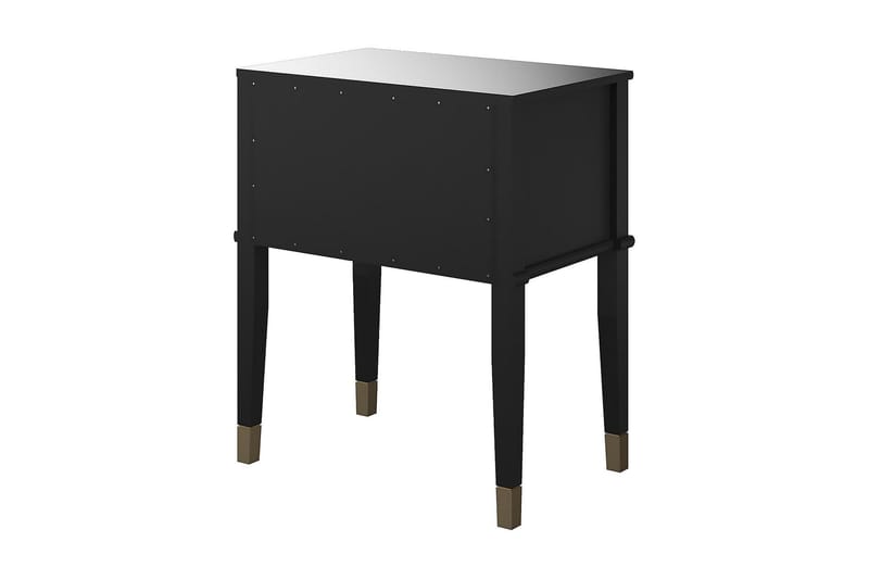 Westerleigh Avlastningsbord 60 cm Svart/Gull - Møbler - Bord - Avlastningsbord - Lampebord & sidebord